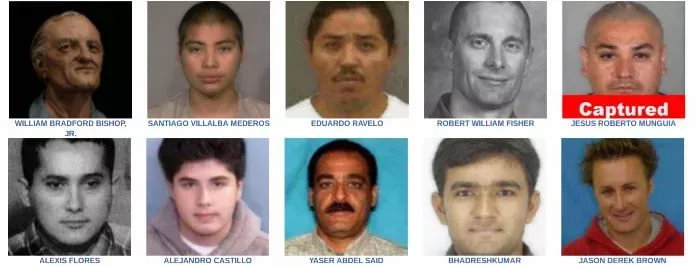 Lists of the most wanted criminals