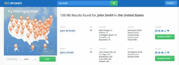 Spokeo public records search engine