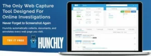 Hunchly Online Evidence Collection