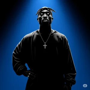 Tupac Shakur the rap icon.
