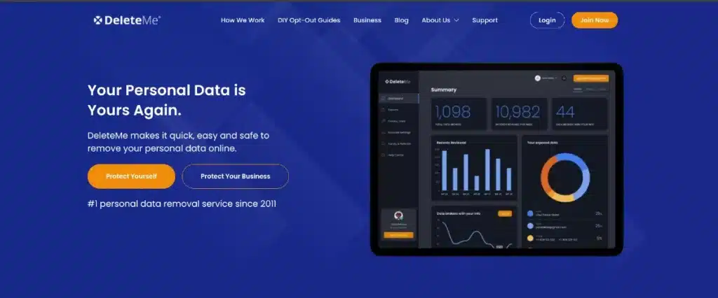 DeleteMe data removal tool